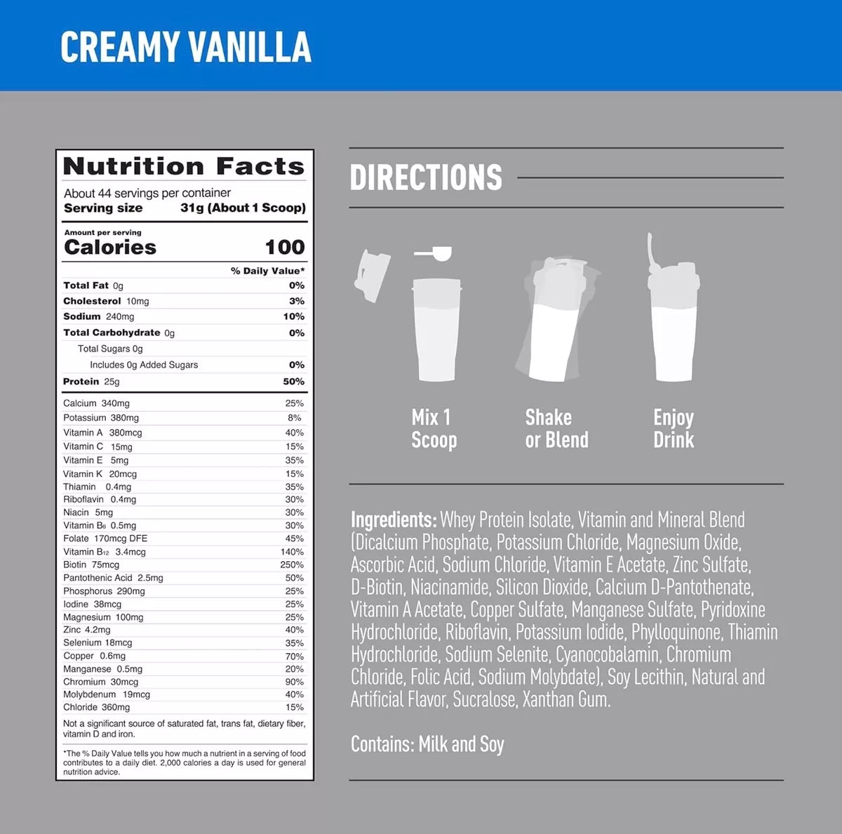 ISOPURE PROTEIN 3LB
