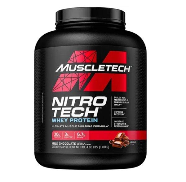 Nitro tech 4Lb | Muscletech - JH Nutrición